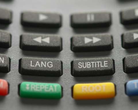 gray TV remote
