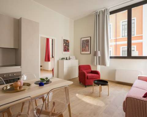 tidy room filled with furnitures